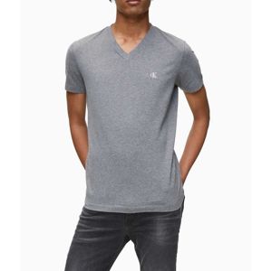 Calvin Klein pánské šedé tričko - XL (P2F)